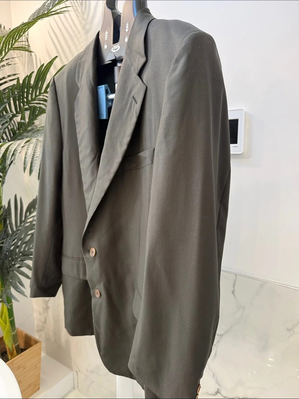 Vintage Boyds Philadelphia Winslow & Crik Grey Wool Blazer Sport Coat Jacket 44S